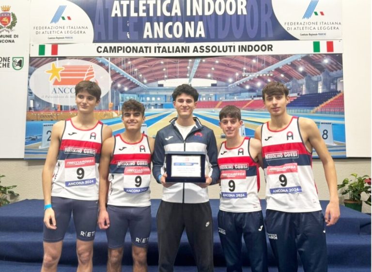 Studentesca Milardi, l’Indoor si chiude con il titolo a squadre e due medaglie individuali