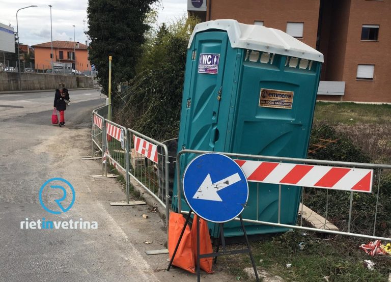 SEI TU IL REPORTER – “Per quanto dovremo vedere i residui dei lavori fognari in via Salaria per L’Aquila?”