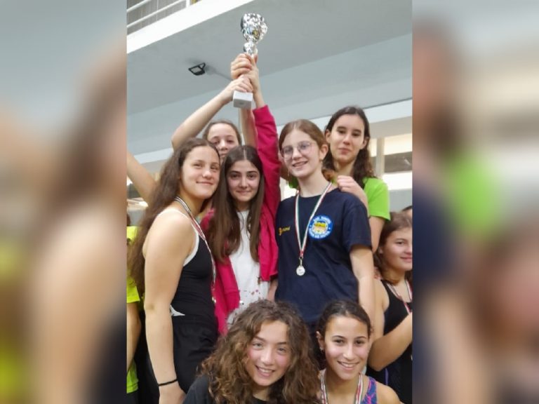Vittoria della Basilio Sisti alle gare provinciali di nuoto