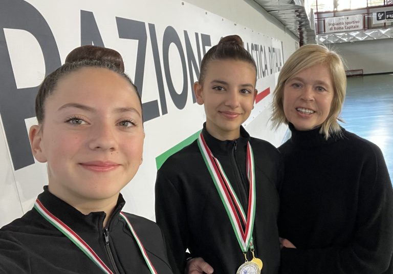 Aurora Barbacariu della Eos Ritmica Rieti sul podio del Campionato FGI