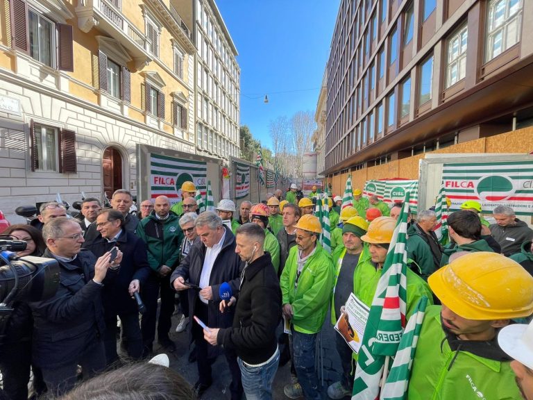 Filca CISL Lazio Nord: “Da Roma la mobilitazione nazionale contro le morti sul lavoro”. Nel Reatino  presto assemblee territoriali sul tema sicurezza