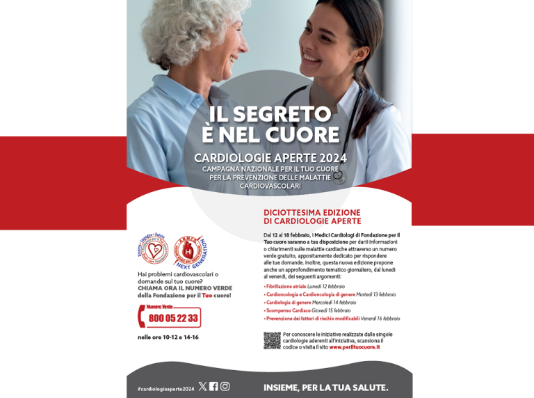 Cardiologie Aperte, anche nel Lazio i cardiologi ospedalieri gratuitamente al servizio dei cittadini