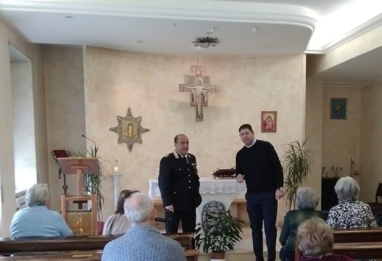 Contigliano, i Carabinieri incontrano i cittadini per prevenire furti e truffe