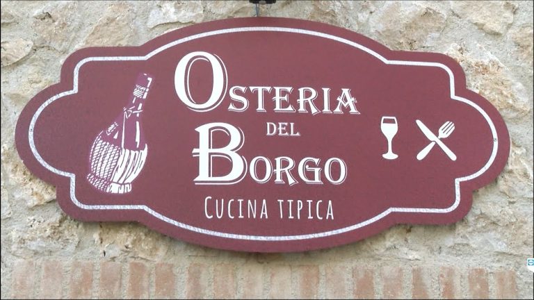 ► VIDEO – Osteria del Borgo di Enzo Santilli