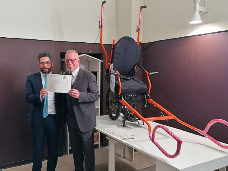 Il Comitato Nazionale Greccio 2023 dona tre joelette alla “Loco Motiva”