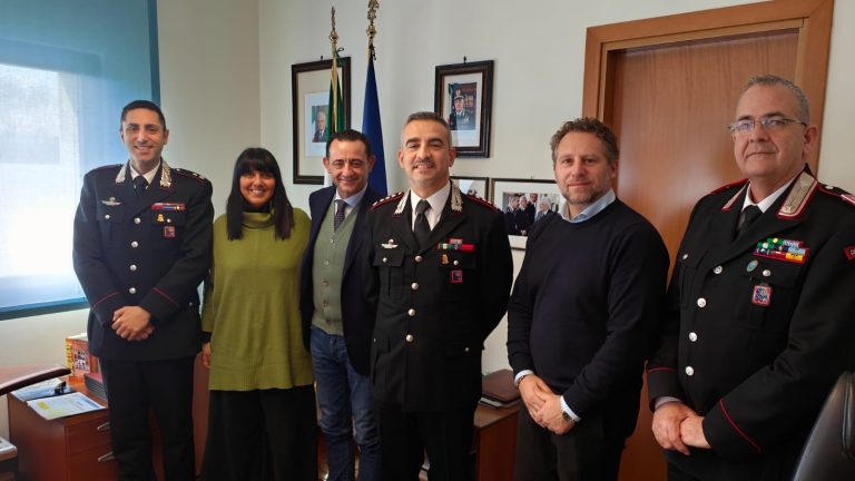 Delegazione di FdI Rieti fa visita al Comando Carabinieri e alla Questura per dare loro sostegno