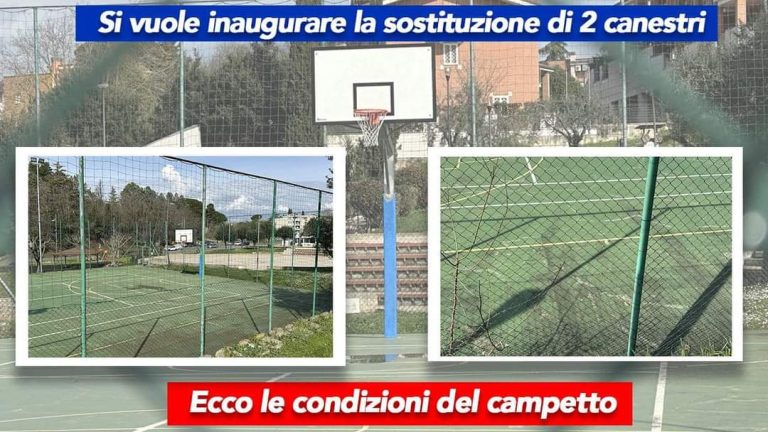 Noi Fara: “Nel campo polivalente cambiati semplicemente due canestri”