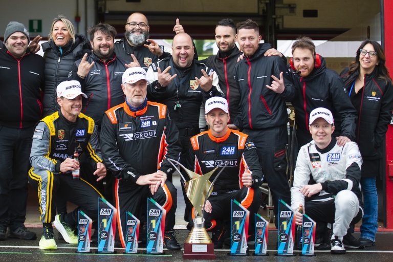 Il pilota reatino Fenici apre il 2024 con una vittoria alla “12 Ore del Mugello”