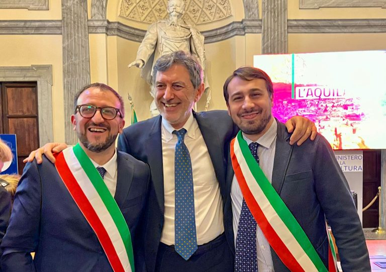 L’Aquila capitale della cultura 2026. Sinibaldi: “Rieti sarà protagonista di un’occasione storica”