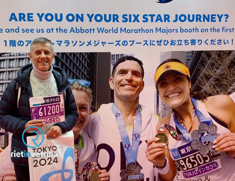 Il prof. reatino Massimiliano Beretta alla Maratona di Tokyo 2024 – LE FOTO