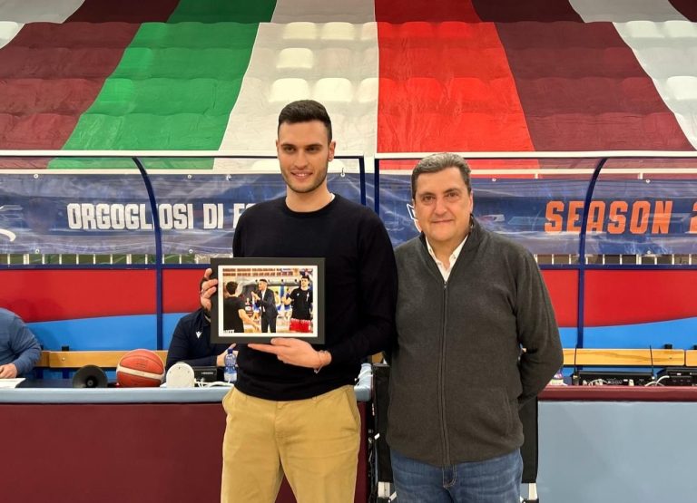 Prima di Rieti – Cassino la NPC omaggia Andrea Auletta