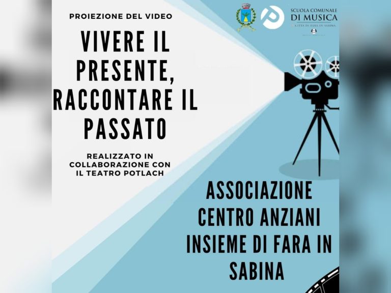 “Vivere il presente, raccontare il passato” il progetto di “Testimonianze del passato”