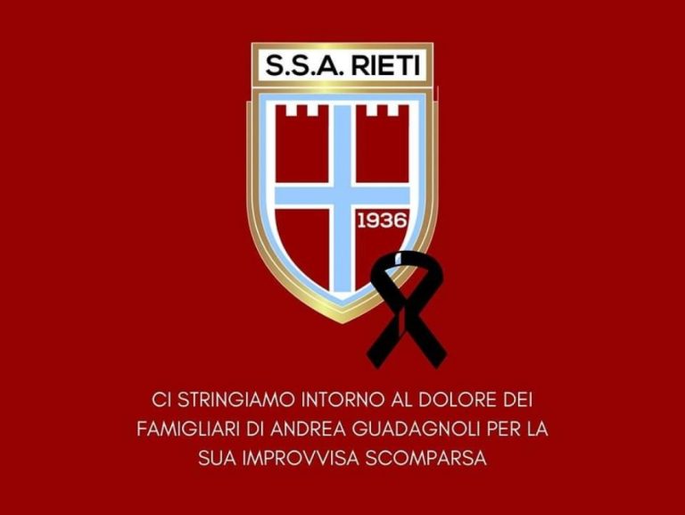 La SSA Rieti ricorda Andrea Guadagnoli
