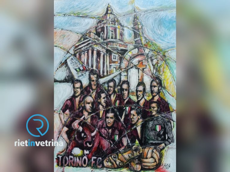 La “Saletta dei Ricordi” donerà ad Urbano Cairo l’opera pittorica “Gli Invincibili e Superga” di Enrico Di Sisto