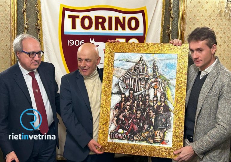 La “Saletta dei Ricordi” ha donato al Torino FC l’opera pittorica “Gli Invincibili e Superga”