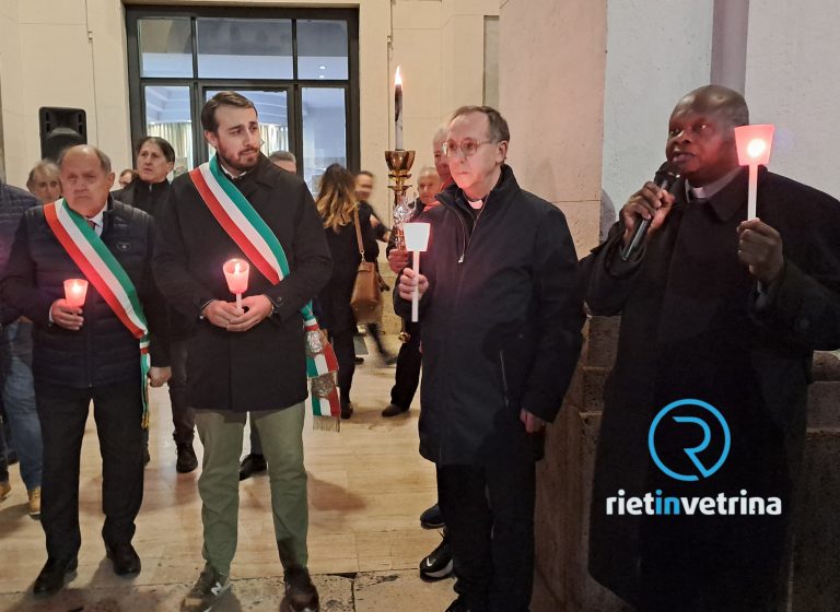 La Fiaccola Benedettina è arrivata a Rieti – VIDEO