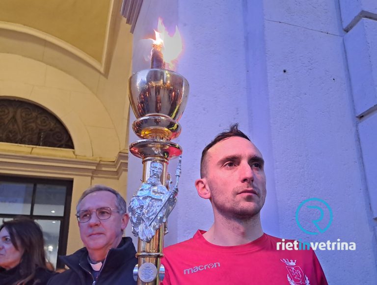 La Fiaccola Benedettina a Rieti – LE FOTO