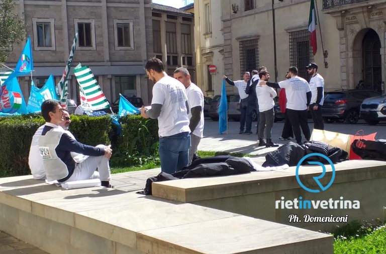 Condizioni Istituti Carcerari, sit-in dei Sindacati davanti alla Prefettura di Rieti