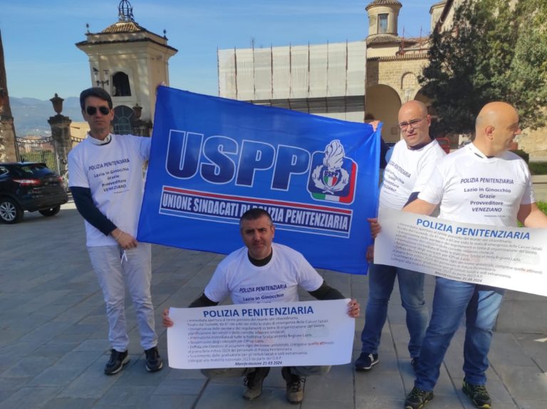 Carceri del Lazio, i Sindacati proseguono lo stato di agitazione
