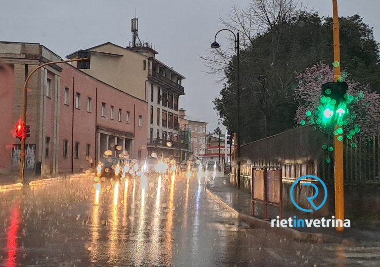 Ancora pioggia sul Reatino. Maltempo anche mercoledì