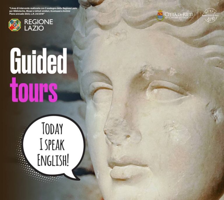 Il 29 marzo prima visita guidata in inglese al Museo Civico di Rieti