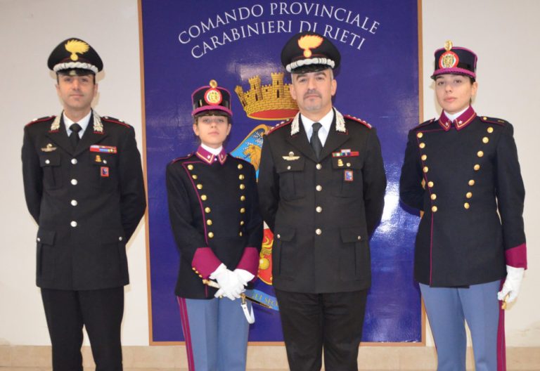 Due allievi ufficiali reatine prestano oggi giuramento all’Accademia militare di Modena