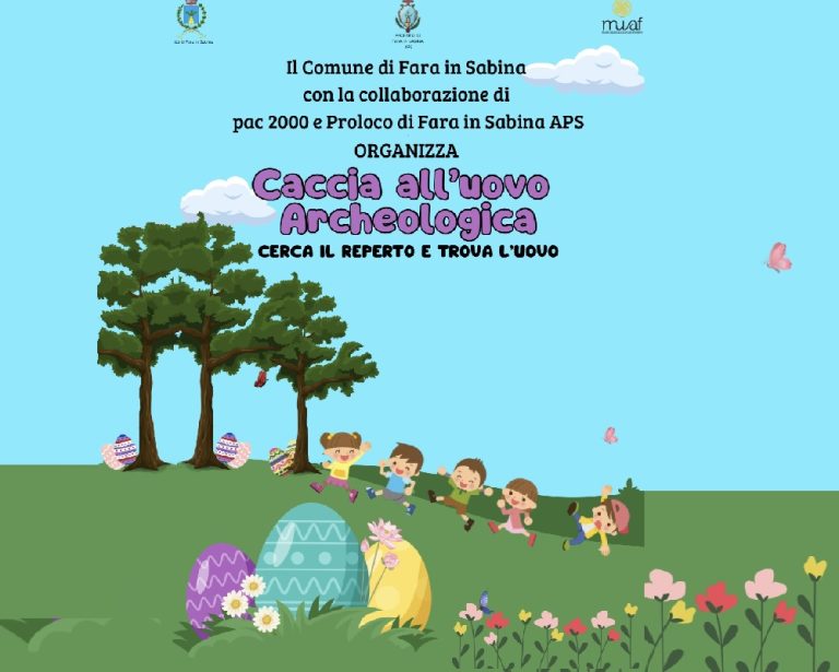 Torna la caccia alle uova di Pasqua. A Fara in Sabina!