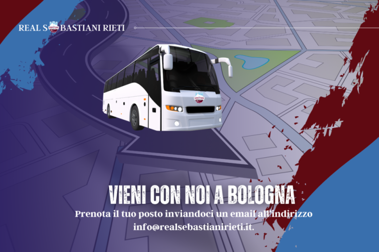 Fortitudo Bologna – Real Sebastiani, pullman gratuito per i tifosi reatini – COME PRENOTARSI