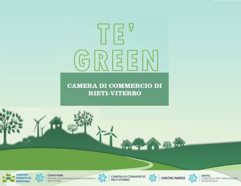 Transizione energetica: Tè Green sulle nuove regole del GSE per le CER