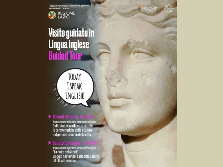 Al Museo Civico di Rieti arrivano le visite guidate in lingua inglese