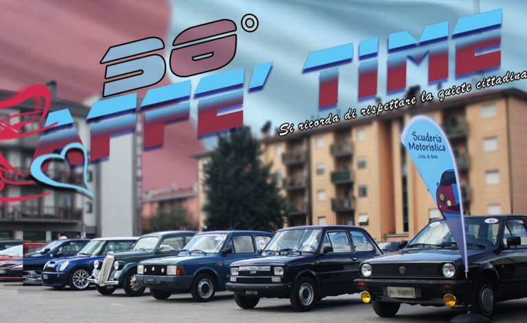 Il 28 aprile a Rieti il 38° Caffè Time Scuderia Motoristica “Città di Rieti”