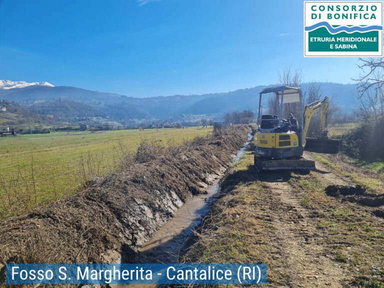 Il Consorzio di Bonifica prosegue i lavori di manutenzione nel Reatino – LE FOTO
