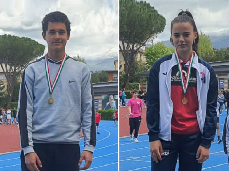 Angelica Pasqualucci e Kristian Runci di Leonessa vincono l’oro alle Competizioni Sportive Scolastiche
