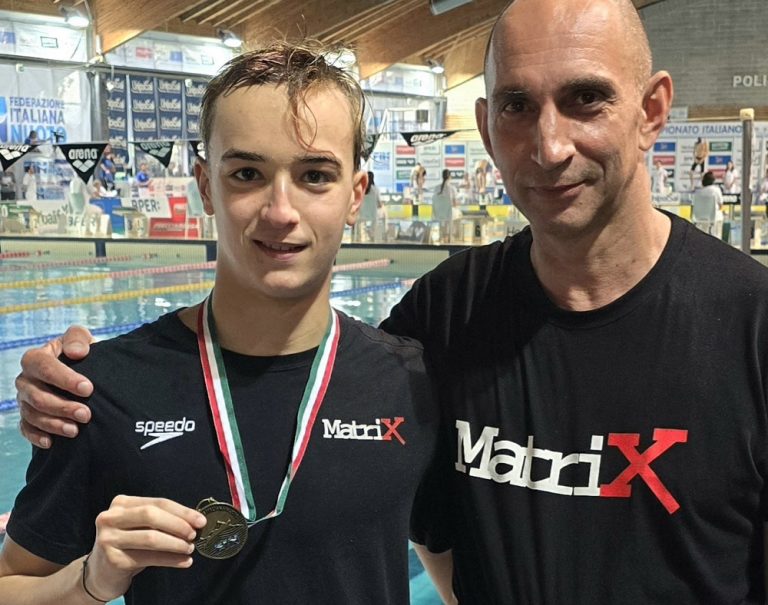 Il nuotatore reatino Francesco Persi vince il bronzo ai Campionati Nazionali Giovanili di Riccione