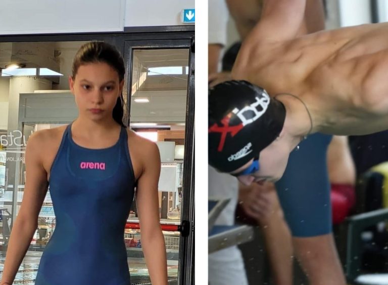 I reatini Angelica Capponi e Francesco Persi ai Campionati Giovanili di Nuoto