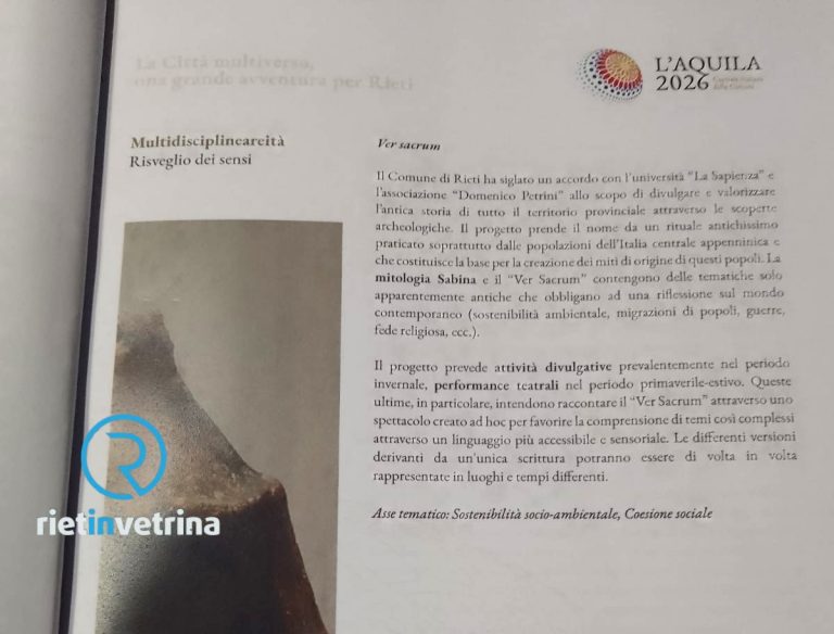 L’Associazione “Domenico Petrini” tra i protagonisti culturali nel 2026