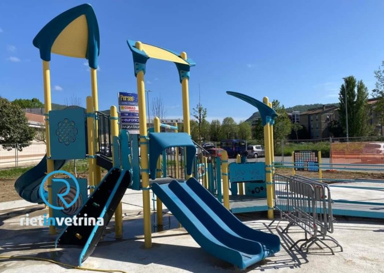Corrono spediti i lavori per il Parco Inclusivo di Rieti