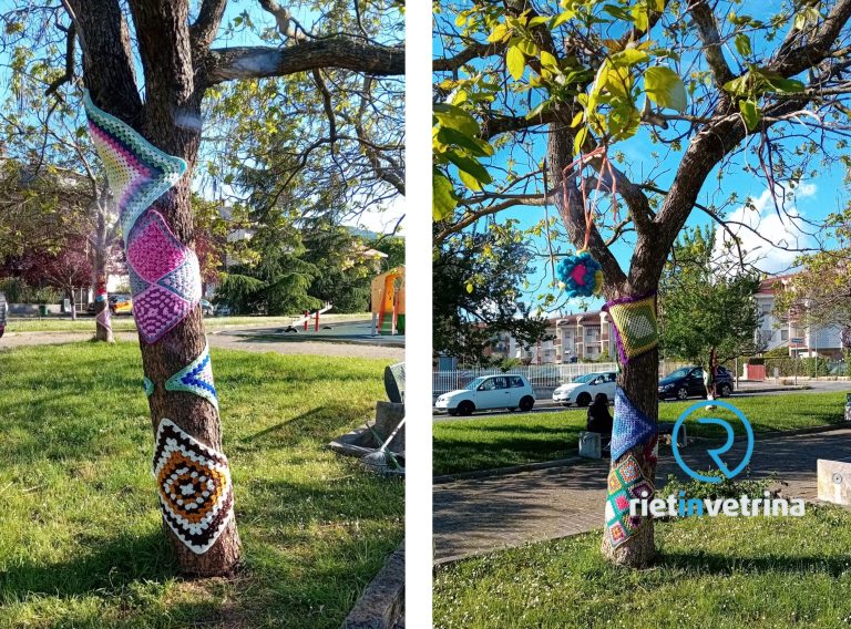 Il Centro Antiviolenza Angelita presenta “Yarn Bombing”,  colori e sorrisi al Parco Gunnella