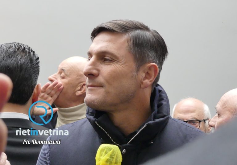 Javier Zanetti a Rieti – LE FOTO