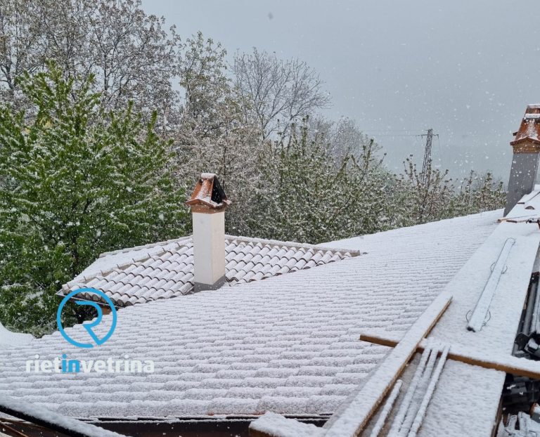 La neve imbianca il Cicolano