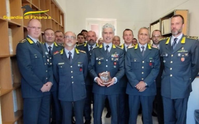 GdF, il comandante regionale Lazio in visita alla Tenenza di Poggio Mirteto