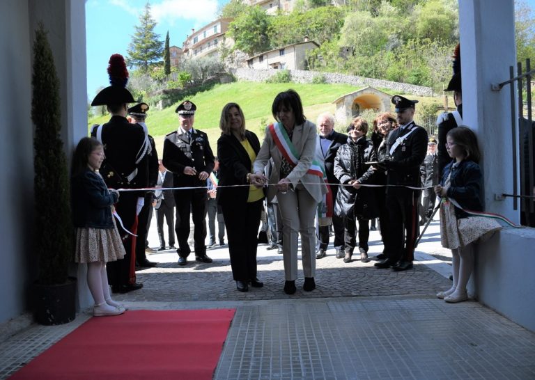 Inaugurata la stazione Carabinieri di Colle di Tora – LE FOTO