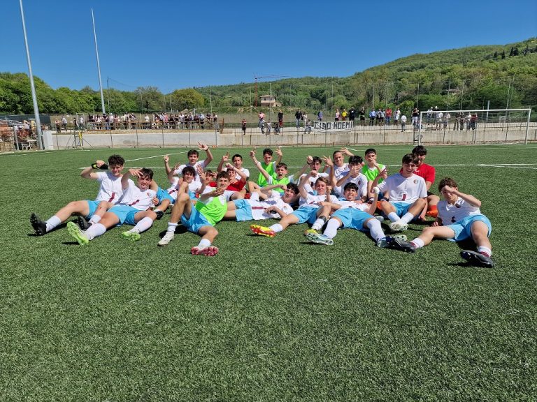 Nuova Rieti Calcio: weekend da sogno. U17 promossa, U15 a un punto dalla vetta, due derby vinti