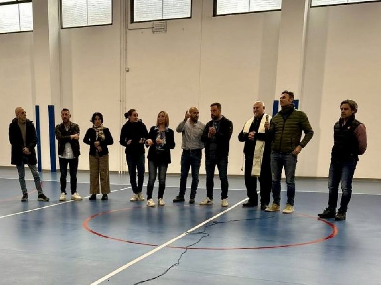 Inaugurata la palestra dell’Istituto Comprensivo di Fara in Sabina. Corradini e Cuneo: “Grande  soddisfazione”