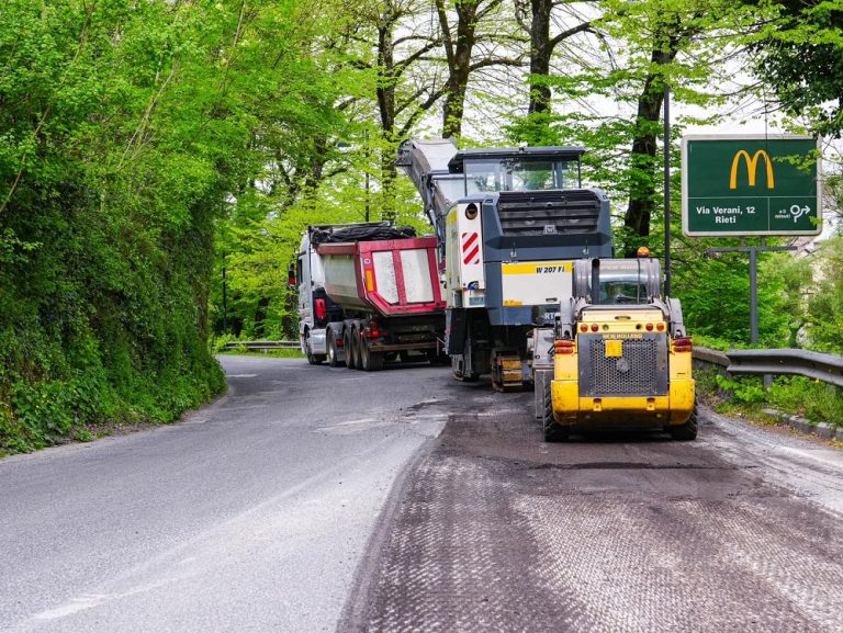 Lavori di asfaltatura da Porta d’Arce alla rotatoria di ingresso a Rieti