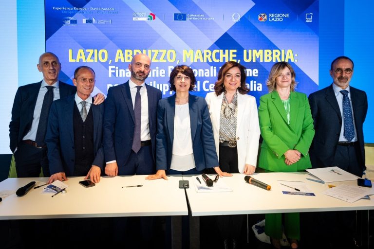 Svolto l’incontro “Lazio, Abruzzo, Marche, Umbria: le finanziarie regionali insieme per lo sviluppo del Centro Italia”