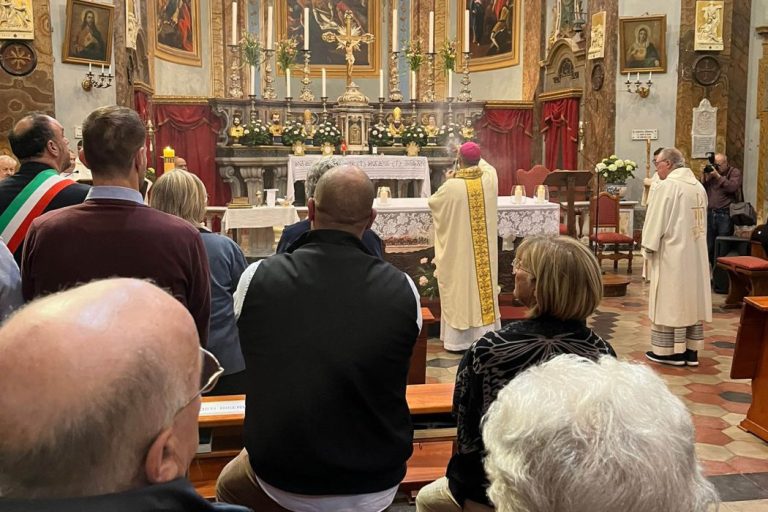 A Borgo Velino la chiesa di San Matteo torna ad accogliere i fedeli