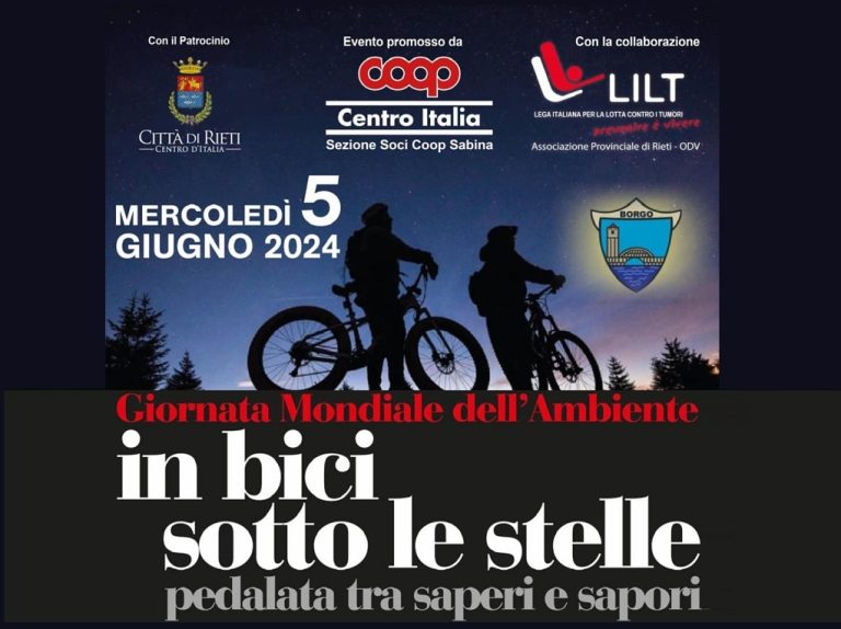 “In bici sotto le stelle”, il 5 giugno la nuova edizione – ISCRIZIONI APERTE