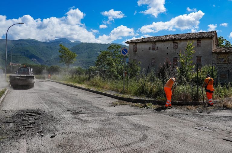 Nuovo asfalto anche a Campoloniano