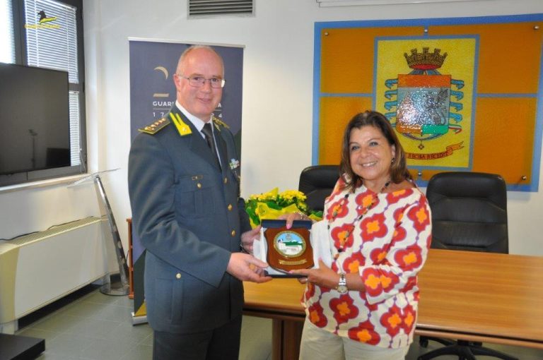 Il prefetto Pinuccia Niglio in visita al Comando Guardia di Finanza di Rieti